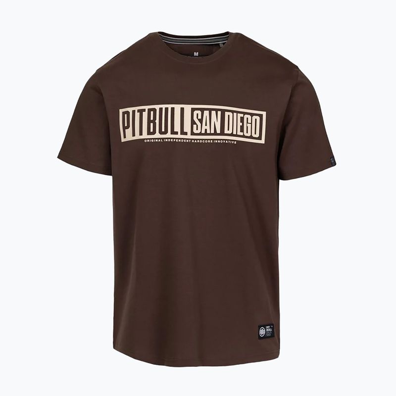 Tricou bărbătesc Pitbull Eighty Nine Dog dark chocolate 5