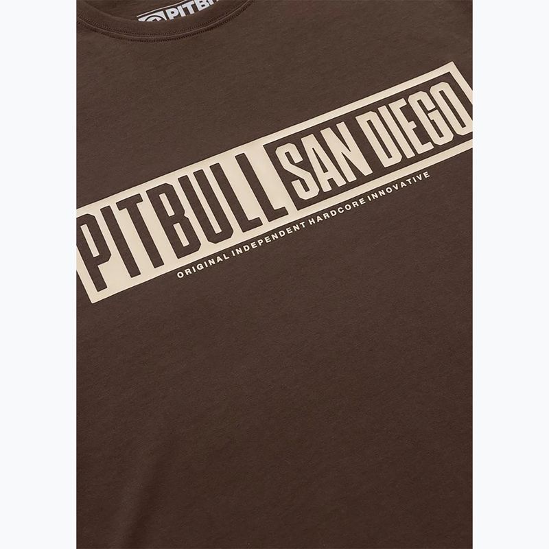 Tricou bărbătesc Pitbull Eighty Nine Dog dark chocolate 8