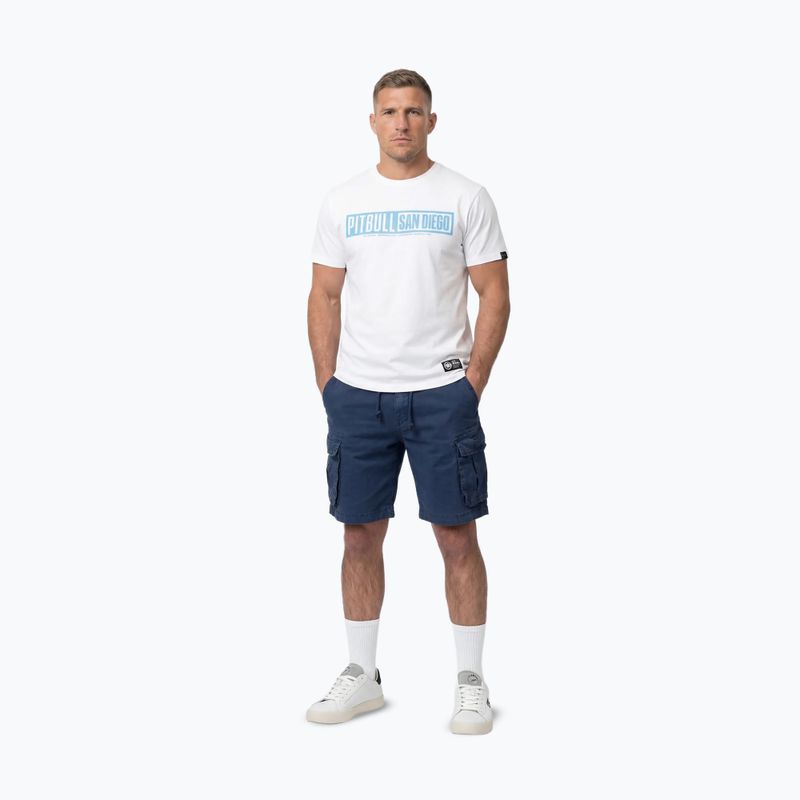 Tricou bărbătesc Pitbull Eighty Nine Dog white/light blue 2