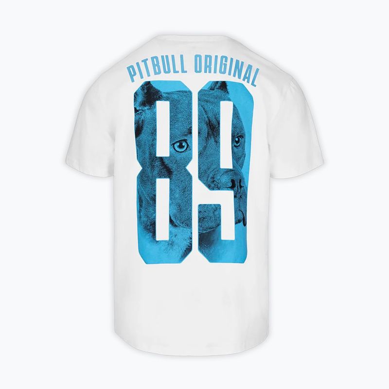 Tricou bărbătesc Pitbull Eighty Nine Dog white/light blue 6