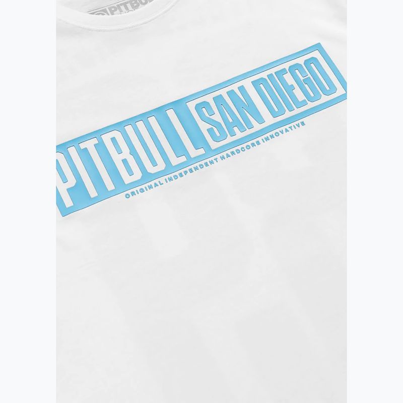 Tricou bărbătesc Pitbull Eighty Nine Dog white/light blue 8