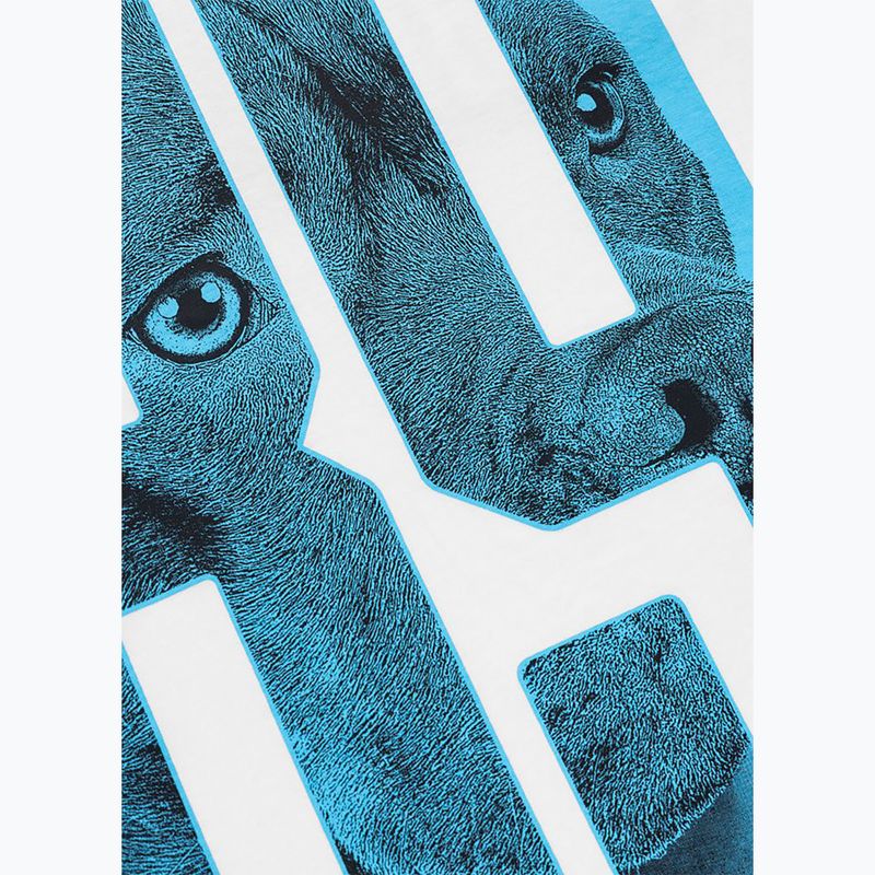 Tricou bărbătesc Pitbull Eighty Nine Dog white/light blue 10