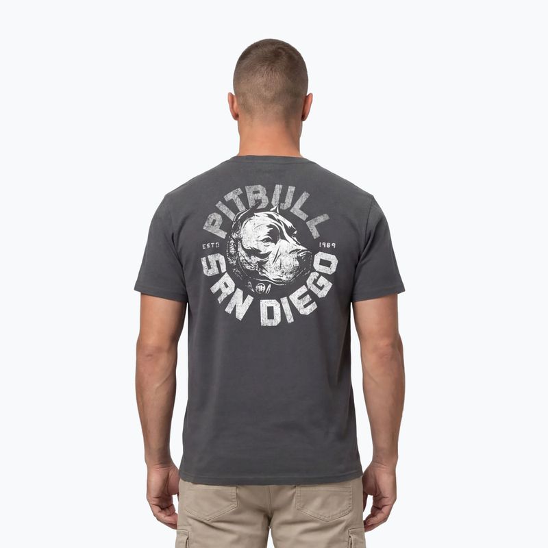 Tricou pentru bărbați Pitbull Dog SD graphite 3