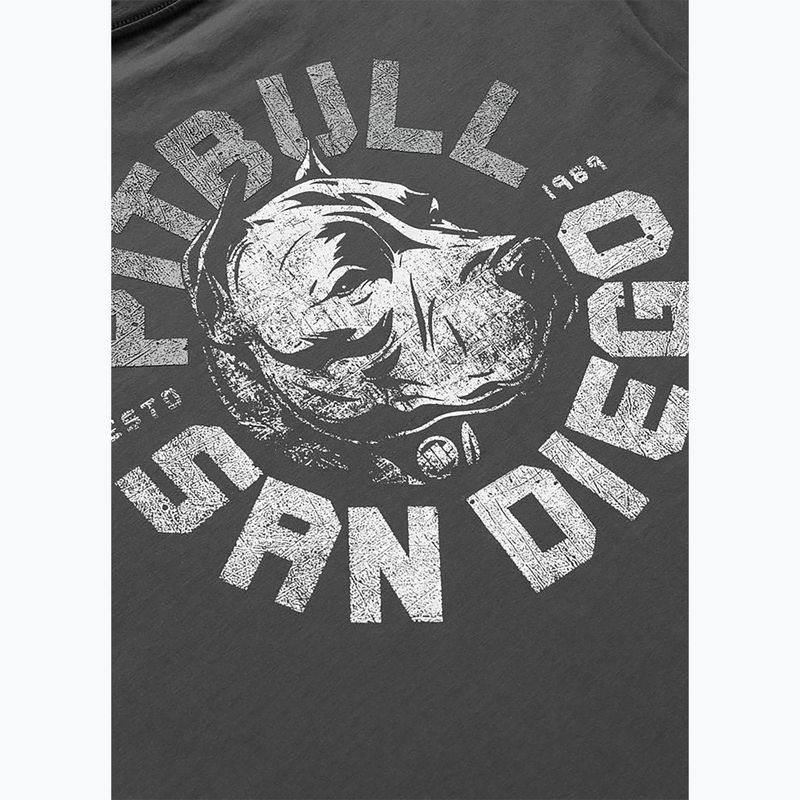 Tricou pentru bărbați Pitbull Dog SD graphite 9