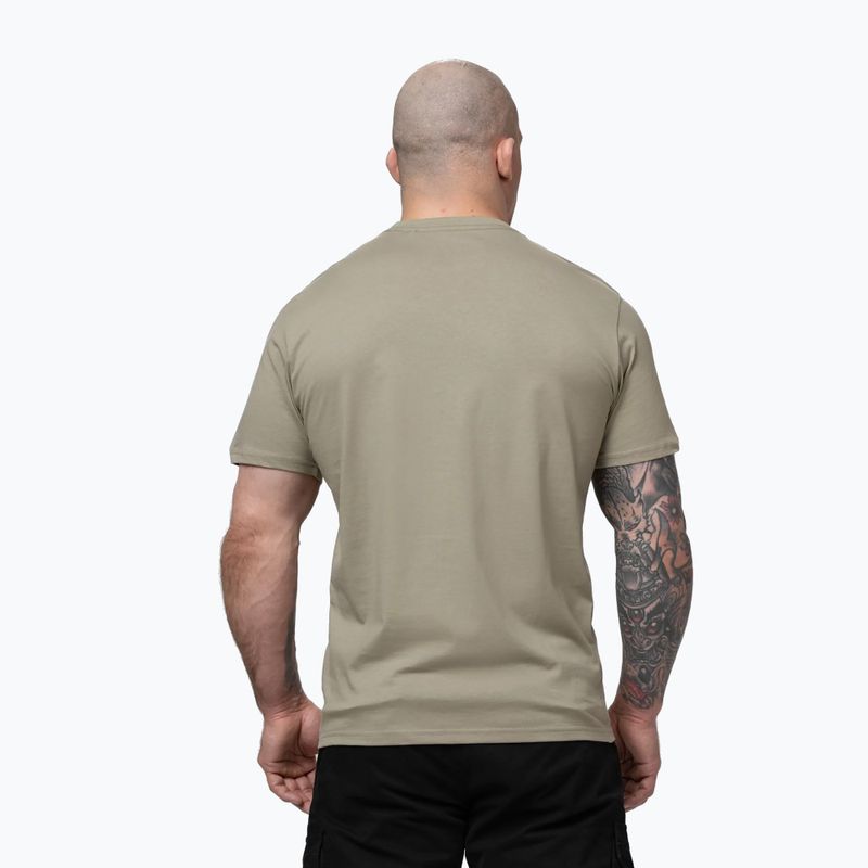 Tricou pentru bărbați Pitbull Palms light grey harbour 3