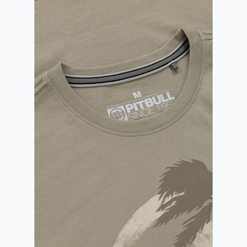 Tricou pentru bărbați Pitbull Palms light grey harbour 6