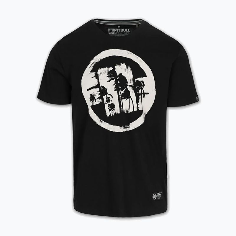 Tricou pentru bărbați Pitbull Palms black logo 5