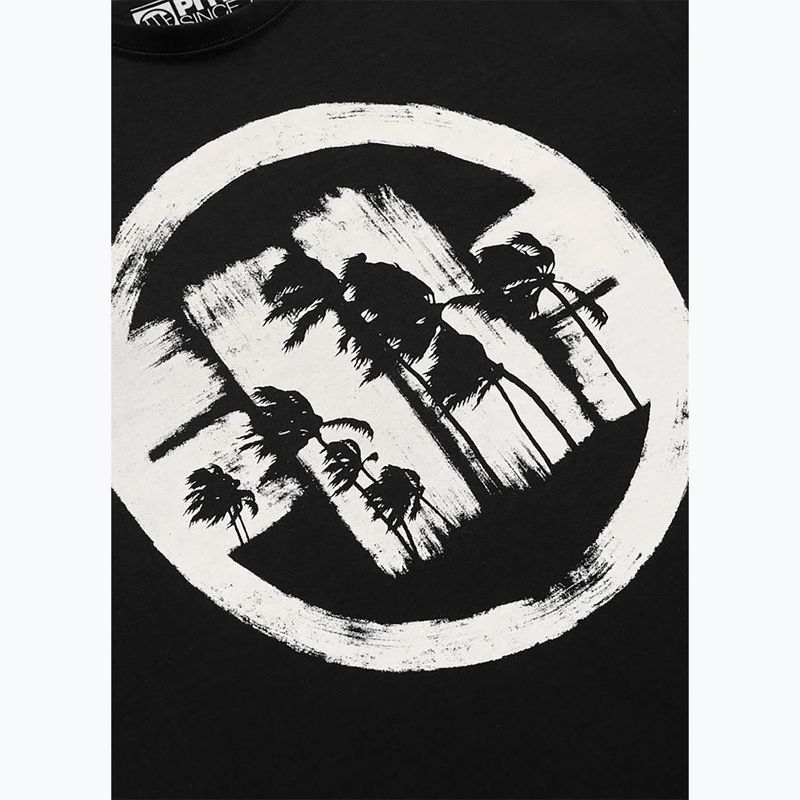 Tricou pentru bărbați Pitbull Palms black logo 8