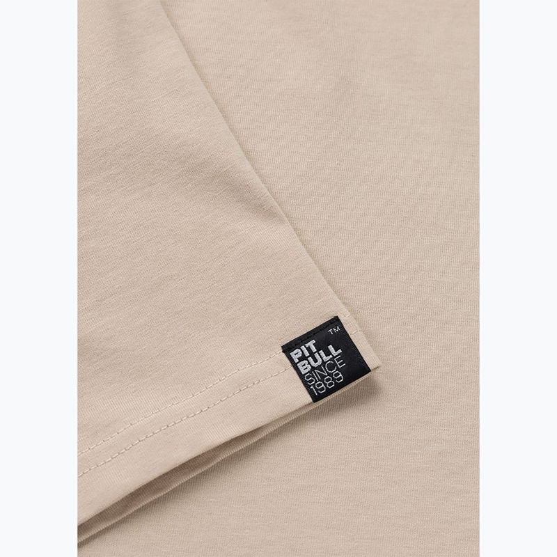 Tricou pentru bărbați Pitbull Palms ultra light sand logo 8