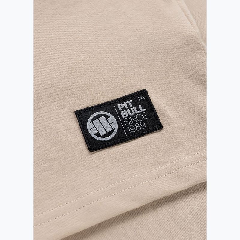 Tricou pentru bărbați Pitbull Palms ultra light sand logo 9