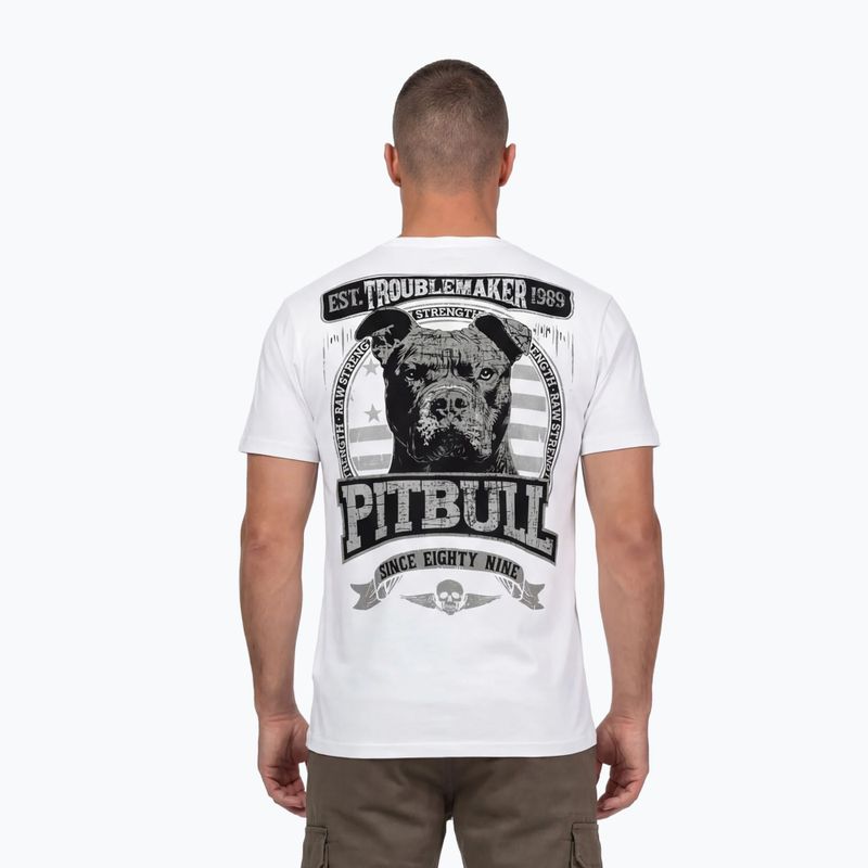Tricou pentru bărbați Pitbull Troublemarker white 3