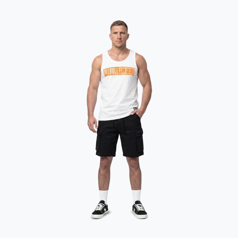 Tricou pentru bărbați Pitbull Eighty Nine Dog Tank Top white 2