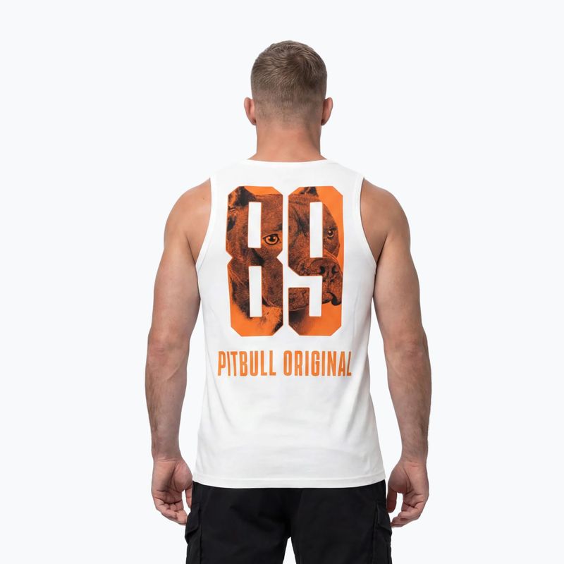 Tricou pentru bărbați Pitbull Eighty Nine Dog Tank Top white 3