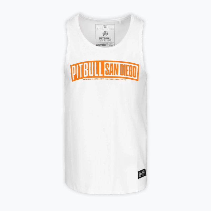 Tricou pentru bărbați Pitbull Eighty Nine Dog Tank Top white 5