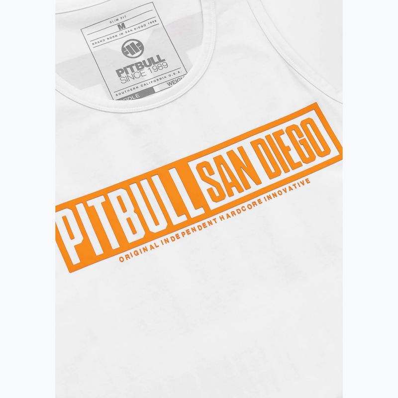 Tricou pentru bărbați Pitbull Eighty Nine Dog Tank Top white 8