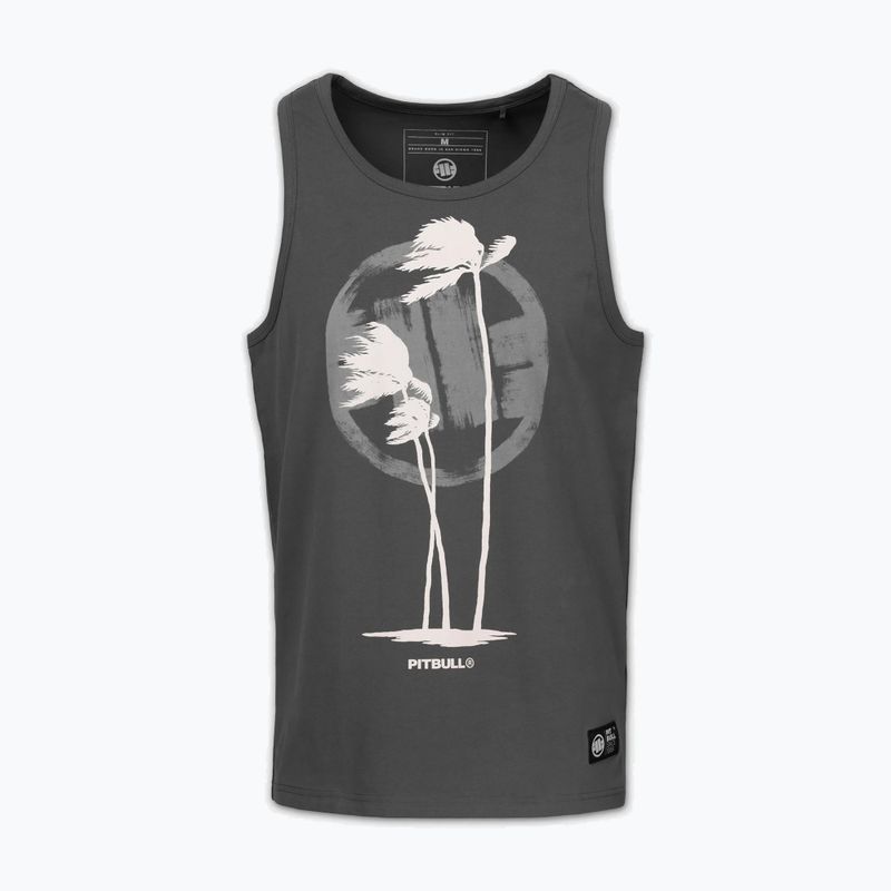 Tricou pentru bărbați Pitbull Palms Tank Top light sand 3