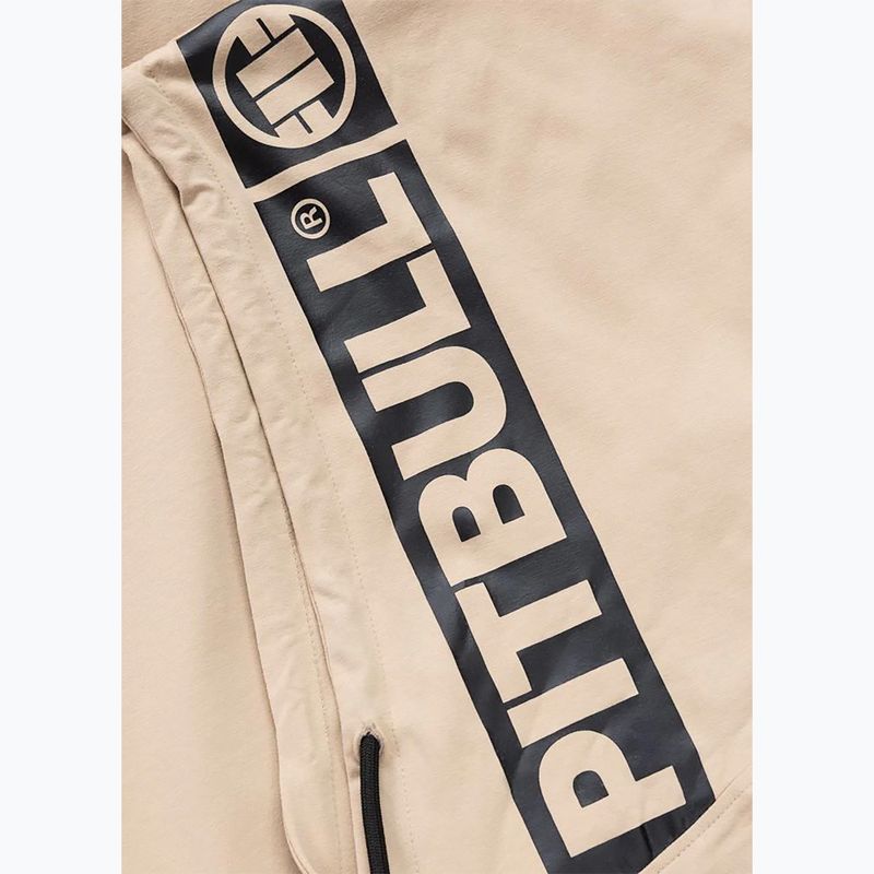 Bluză de antrenament pentru bărbați Pitbull Mercado Hilltop Sleeveless Hooded pale sand 7