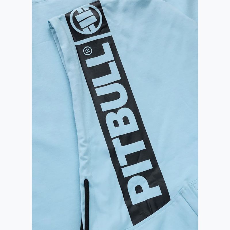 Bluză de antrenament pentru bărbați Pitbull Mercado Hilltop Sleeveless Hooded light blue 9