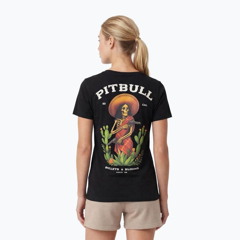 Tricou pentru femei Pitbull Bullets & Blooms black 2