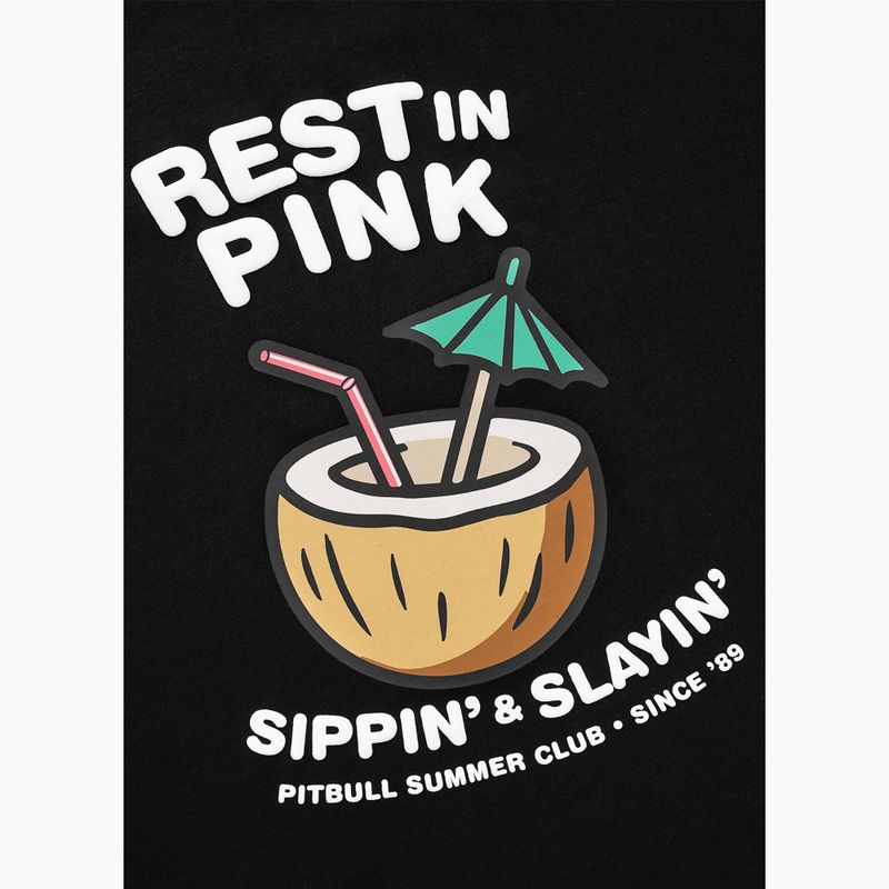 Tricou pentru femei Pitbull Rest In Pink Oversize black 8