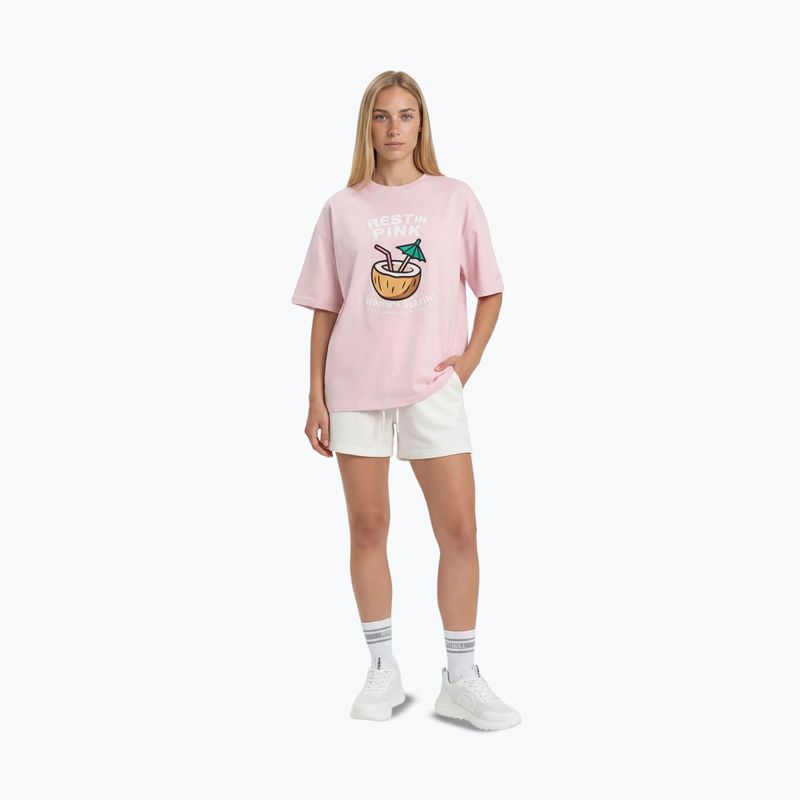 Tricou pentru femei Pitbull Rest In Pink Oversize strawberry cream 2