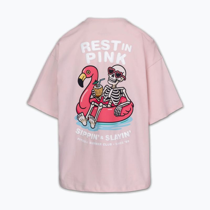 Tricou pentru femei Pitbull Rest In Pink Oversize strawberry cream 6