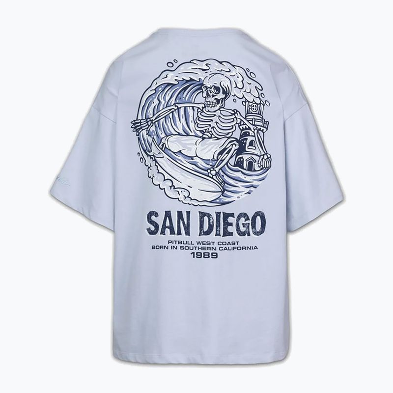 Bluză pentru femei Pitbull Skull Oversize frosted blue 6