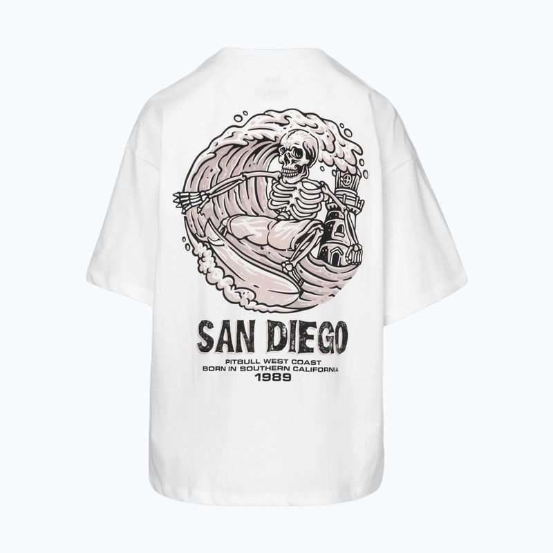 Bluză pentru femei Pitbull Skull Oversize white 5