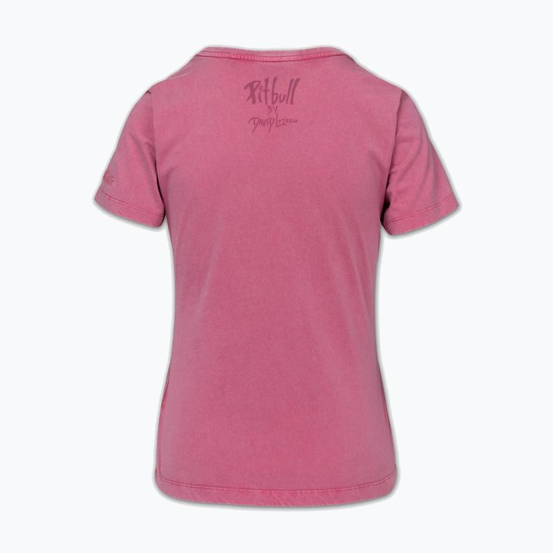 Tricou pentru femei Pitbull Dia De Los Perros washed pink 4