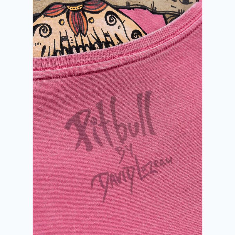 Tricou pentru femei Pitbull Dia De Los Perros washed pink 8