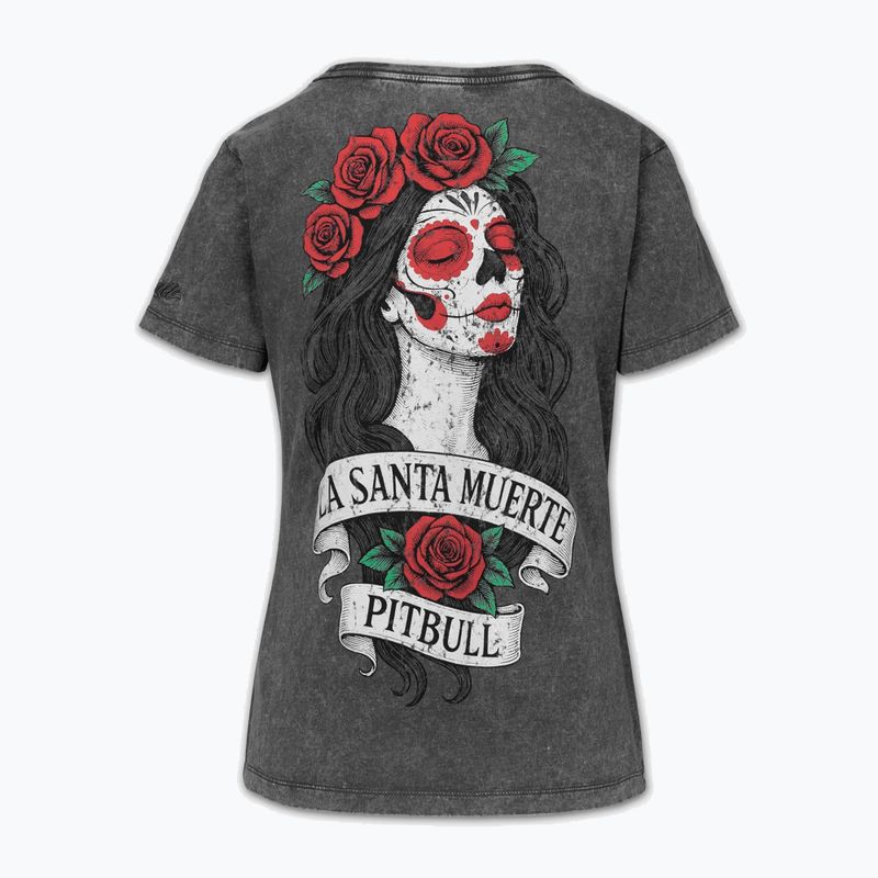 Tricou pentru femei Pitbull Santa Muerte graphite 5
