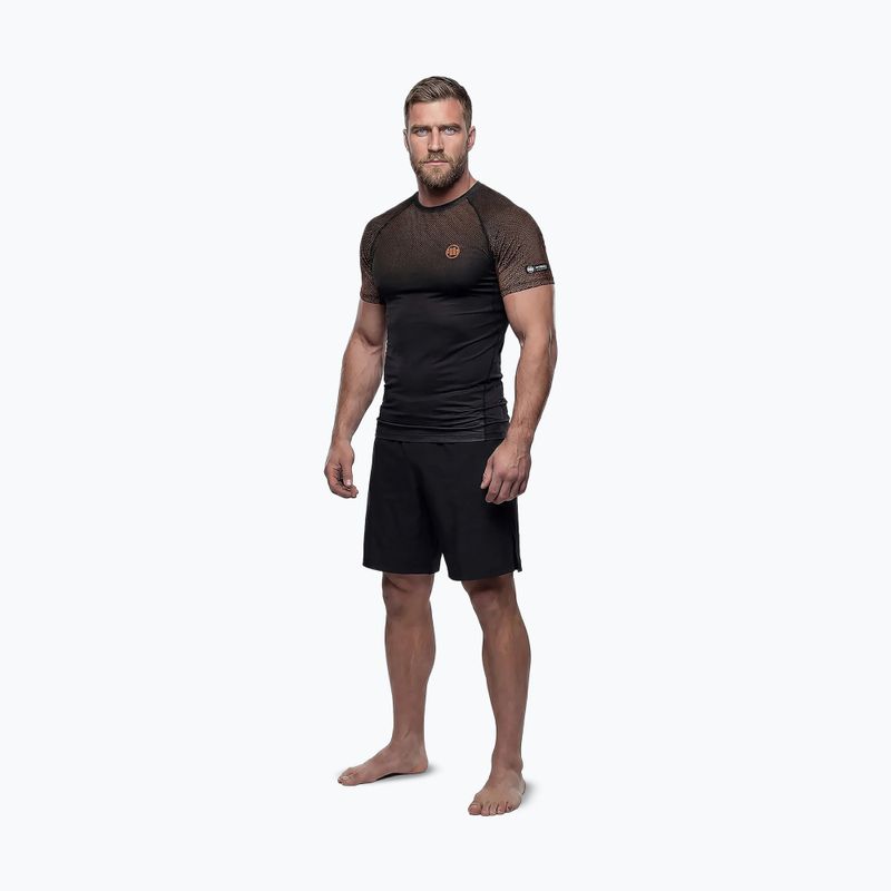 Rashguard pentru bărbați Pitbull Belt Rashguard brown 2