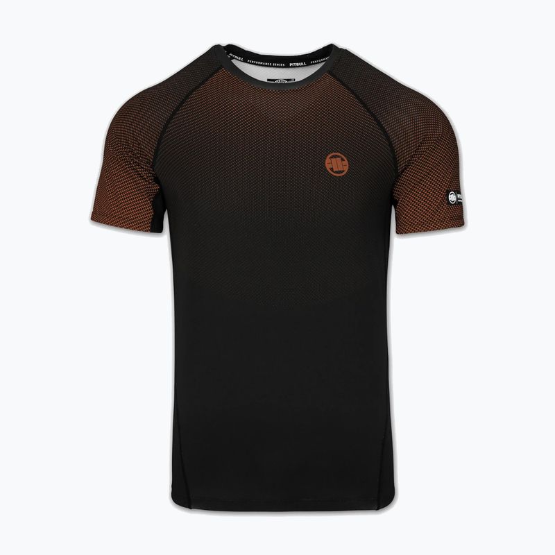 Rashguard pentru bărbați Pitbull Belt Rashguard brown 3