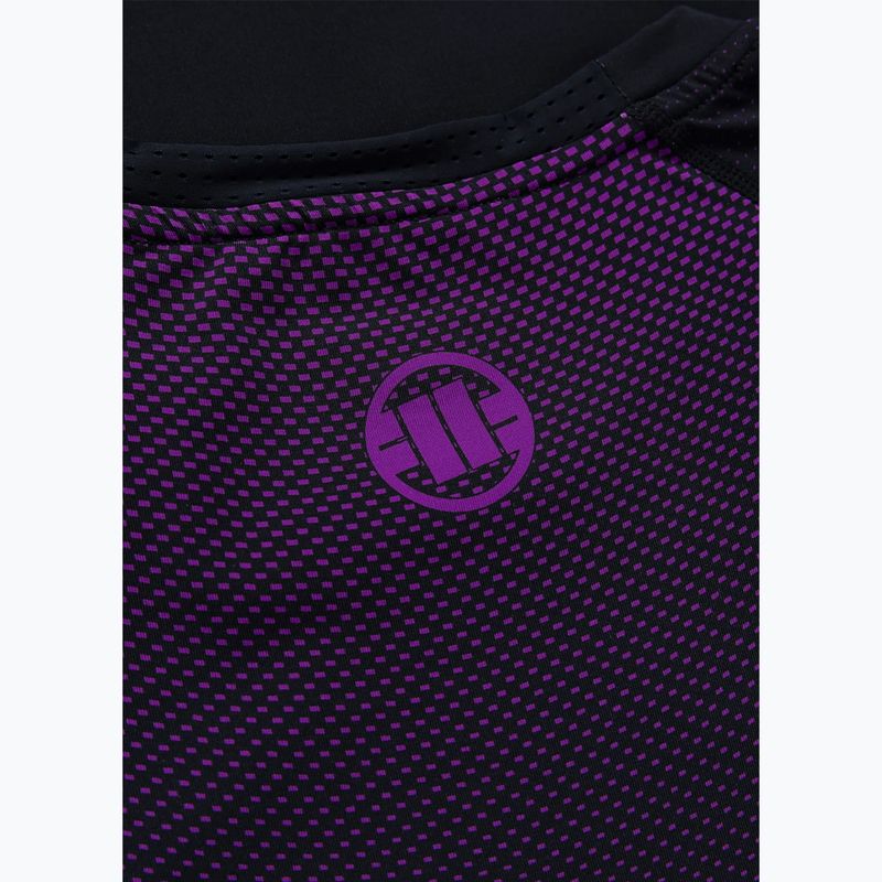 Rashguard cu mânecă lungă pentru bărbați Pitbull Belt Rashguard purple 7