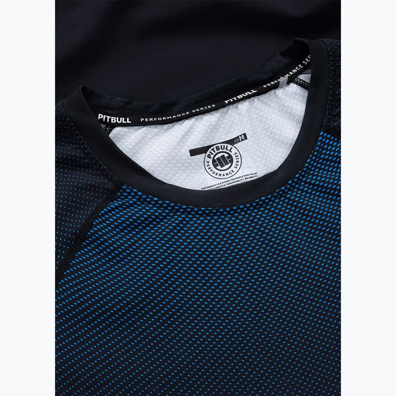 Rashguard cu mânecă lungă pentru bărbați Pitbull Belt Rashguard blue 5