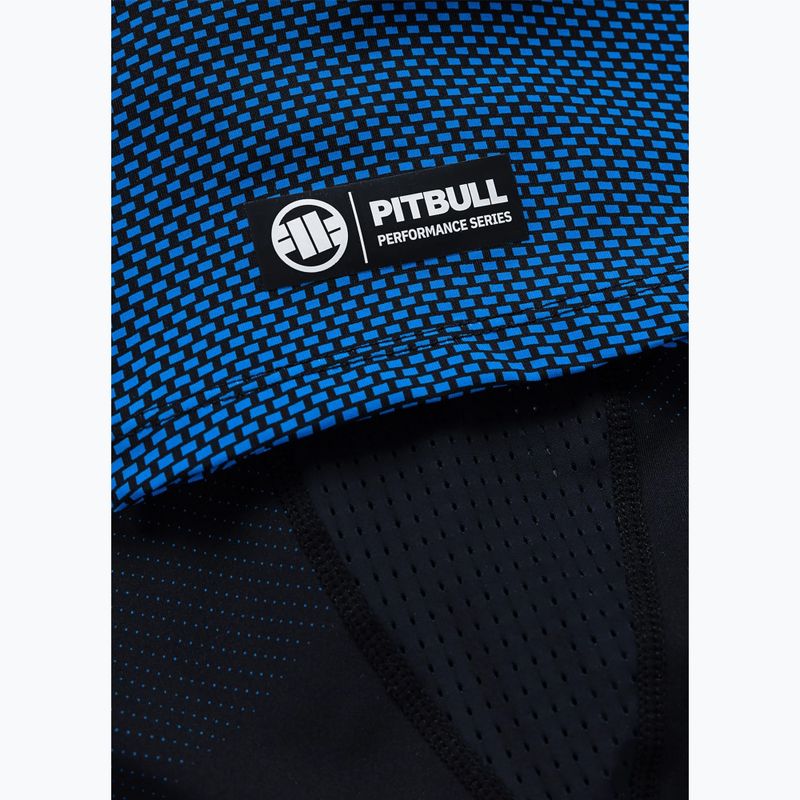 Rashguard cu mânecă lungă pentru bărbați Pitbull Belt Rashguard blue 10