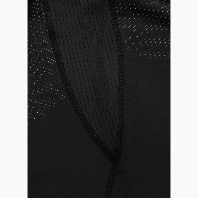 Rashguard cu mânecă lungă pentru bărbați Pitbull Belt Rashguard black 8