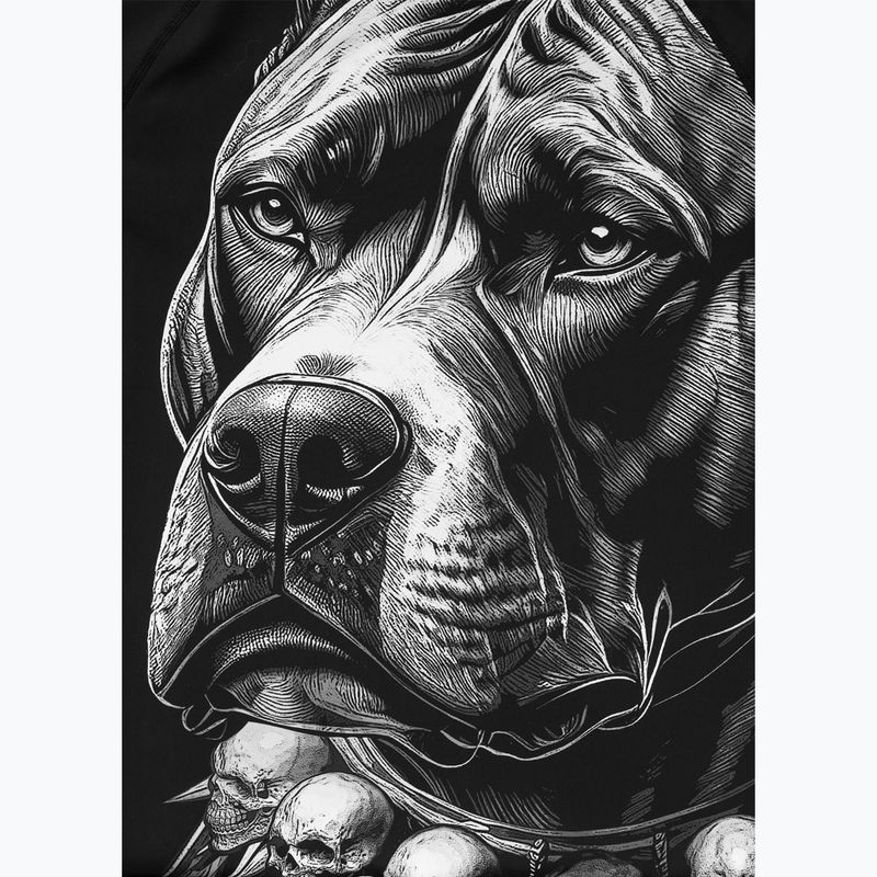 Rashguard cu mânecă lungă pentru bărbați Pitbull Blacky Rashguard 8
