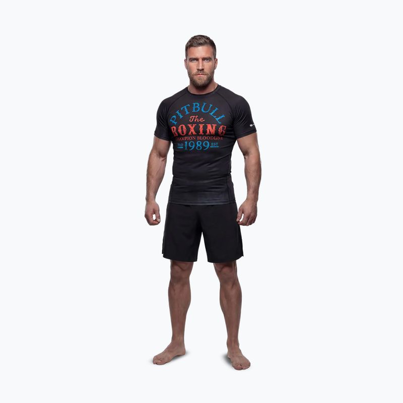 Rashguard pentru bărbați Pitbull Champion Bloodline Rashguard black 2