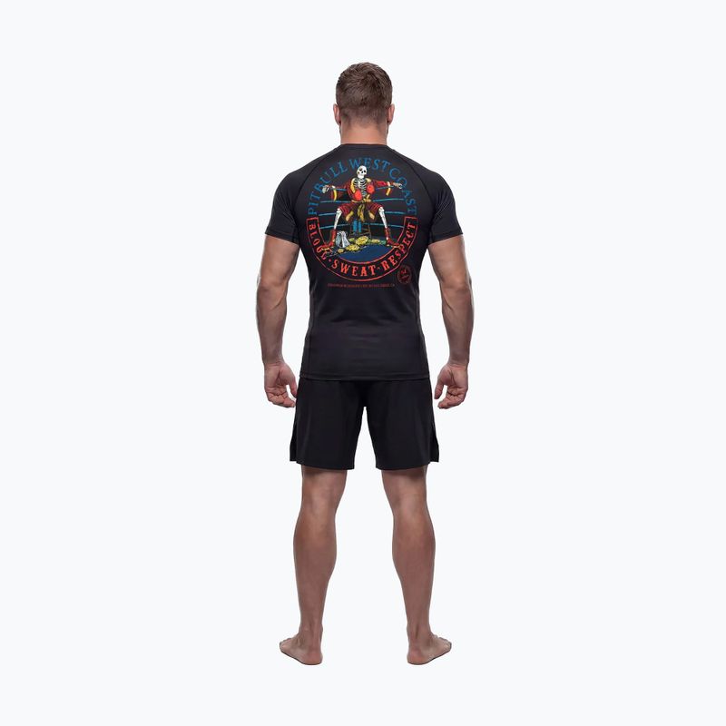 Rashguard pentru bărbați Pitbull Champion Bloodline Rashguard black 4