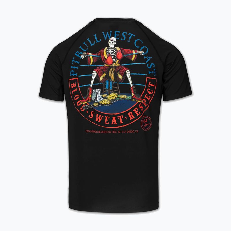 Rashguard pentru bărbați Pitbull Champion Bloodline Rashguard black 6