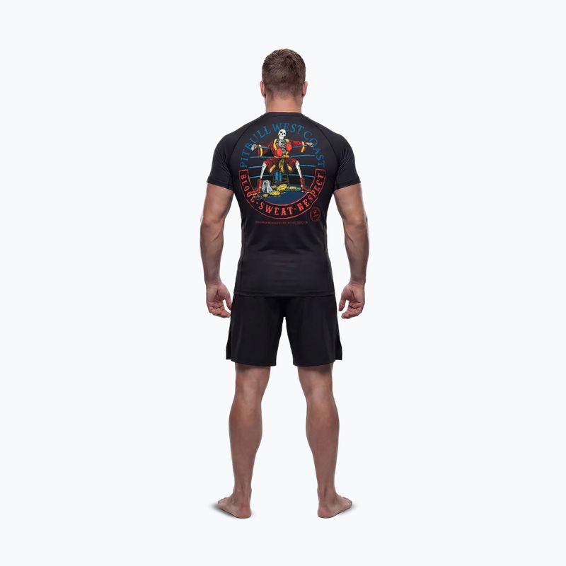 Rashguard cu mânecă lungă pentru bărbați Pitbull Champion Bloodline Rashguard black 3