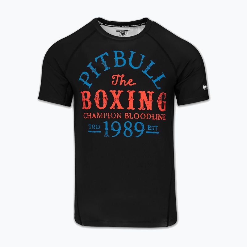 Rashguard cu mânecă lungă pentru bărbați Pitbull Champion Bloodline Rashguard black 5