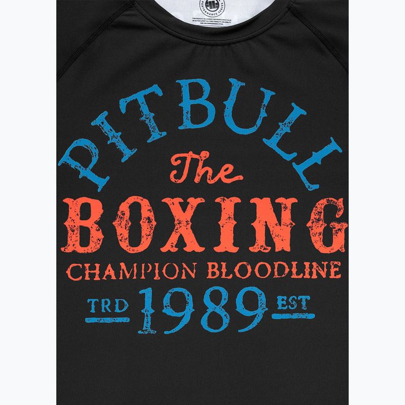 Rashguard cu mânecă lungă pentru bărbați Pitbull Champion Bloodline Rashguard black 7