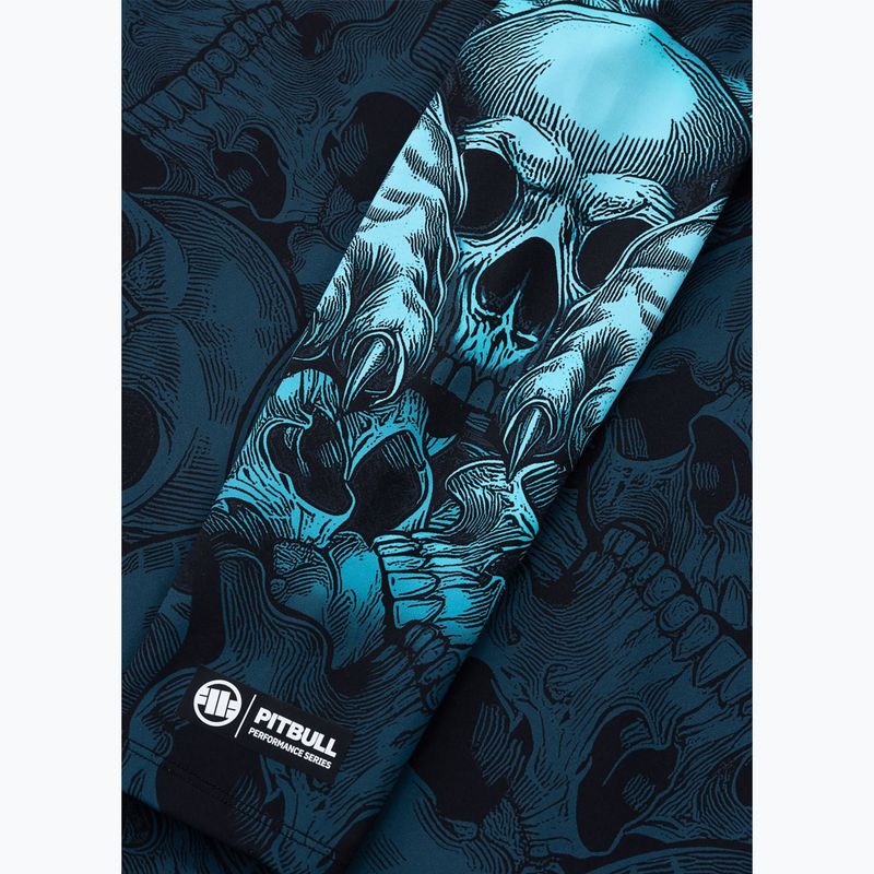 Rashguard cu mânecă lungă pentru bărbați Pitbull Guardian Angel Rashguard black 8