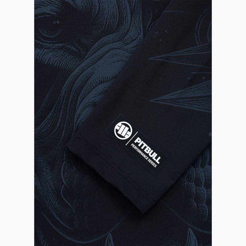 Rashguard cu mânecă lungă pentru bărbați Pitbull World Rashguard black 11