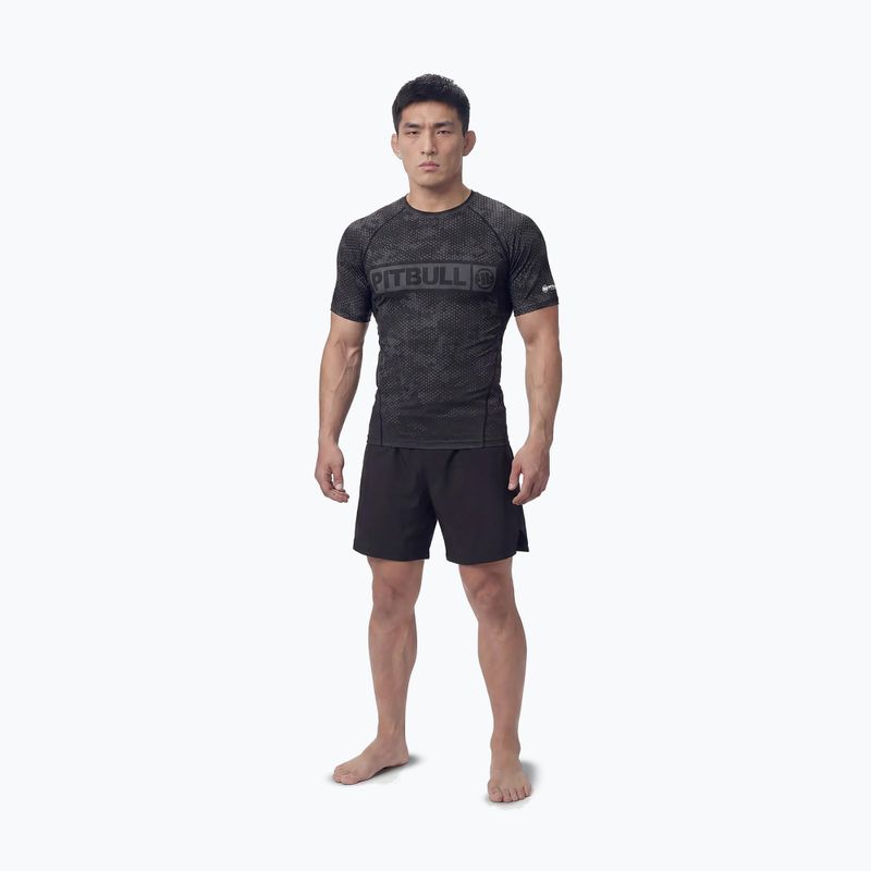 Rashguard pentru bărbați Pitbull Hex Camo Hilltop Rashguard olive 2