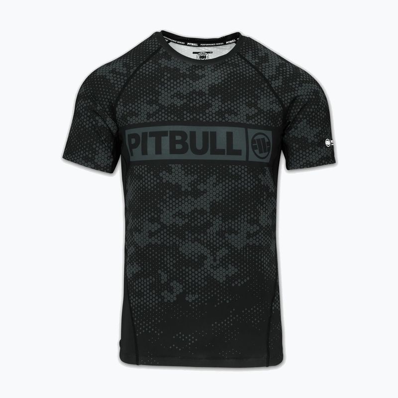 Rashguard pentru bărbați Pitbull Hex Camo Hilltop Rashguard olive 3