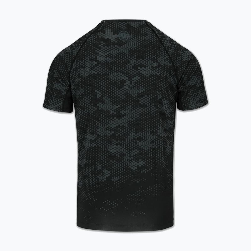 Rashguard pentru bărbați Pitbull Hex Camo Hilltop Rashguard olive 4