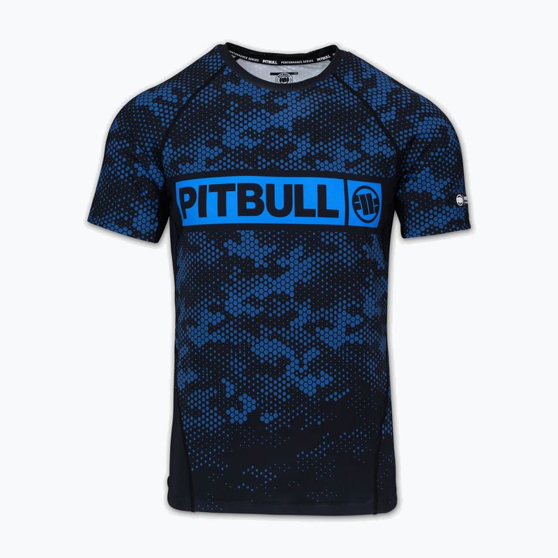 Rashguard pentru bărbați Pitbull Hex Camo Hilltop Rashguard blue 3
